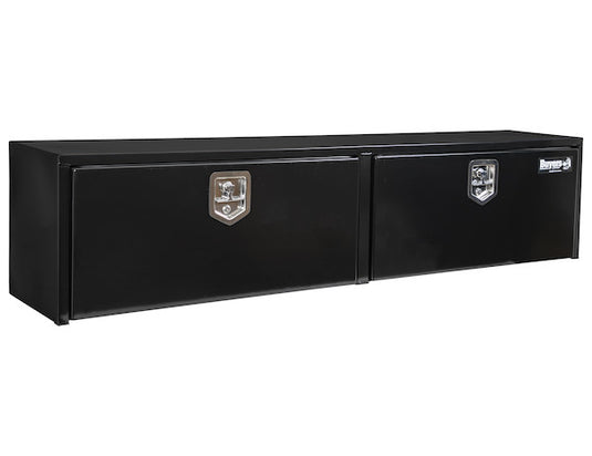 16x13x88 Inch Black Steel Topsider Truck Box