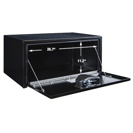 14x16x30 Inch Black Steel Underbody Truck Box