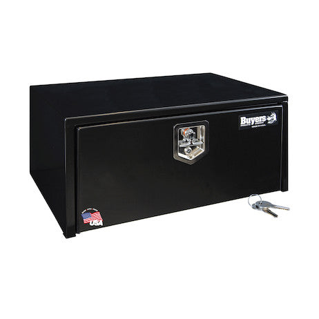 Load image into Gallery viewer, 14x16x30 Inch Black Steel Underbody Truck Box
