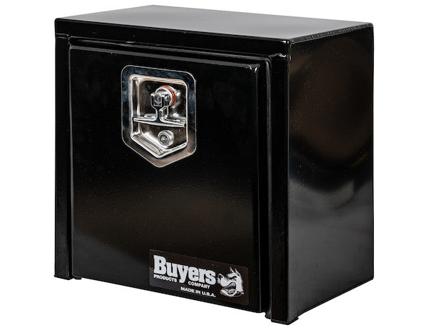 Load image into Gallery viewer, 15x10x15 Inch Black Steel Underbody Truck Box with T-Handle
