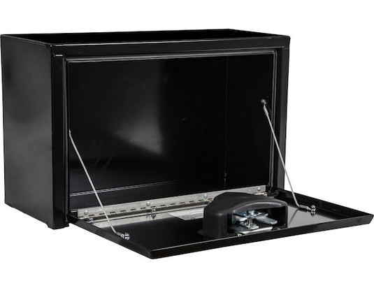 15x10x24 Inch Black Steel Underbody Truck Box with T-Handle