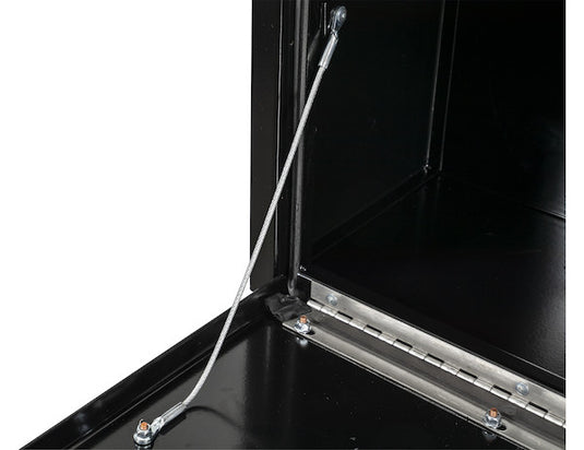 15x10x24 Inch Black Steel Underbody Truck Box with T-Handle