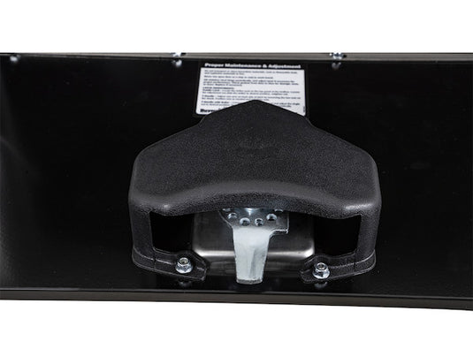 15x10x24 Inch Black Steel Underbody Truck Box with T-Handle