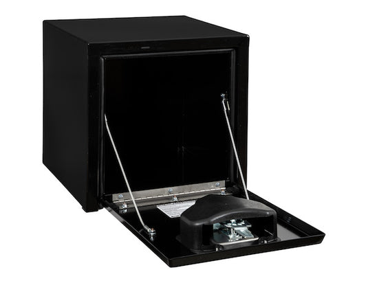 15x13x15 Inch Black Steel Underbody Truck Box with T-Handle