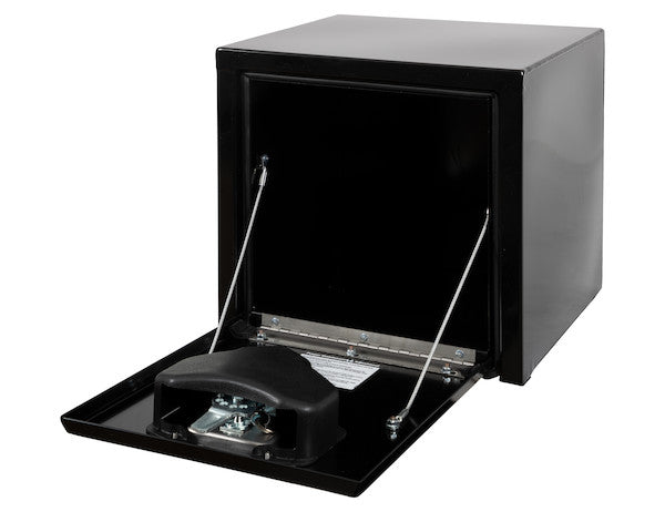 Load image into Gallery viewer, 15x13x15 Inch Black Steel Underbody Truck Box with T-Handle
