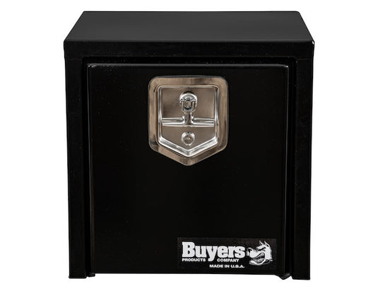 15x13x15 Inch Black Steel Underbody Truck Box with T-Handle