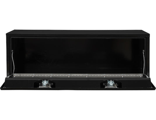 15x13x48 Inch Black Steel Underbody Truck Box with T-Handle
