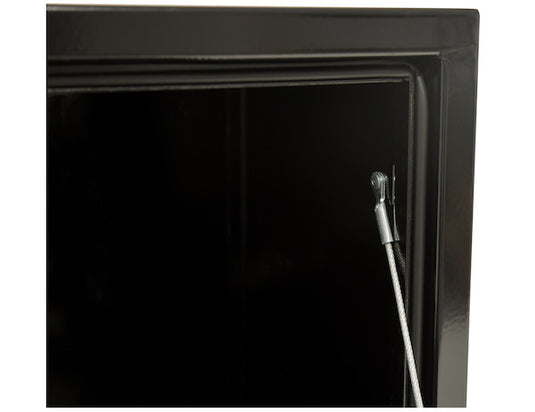 14x12x24 Inch Black Steel Underbody Truck Box