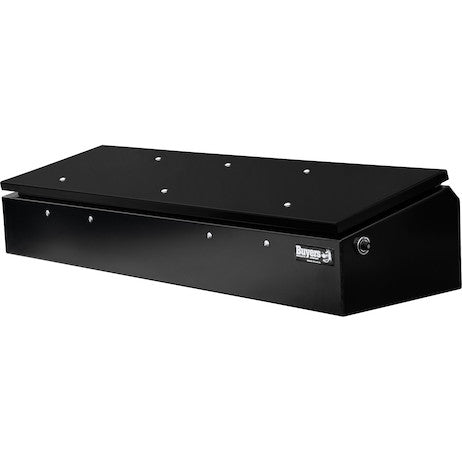 Load image into Gallery viewer, 14x20x72 Heavy-Duty Gloss Black Steel Crossbody Wedge Truck Tool Box
