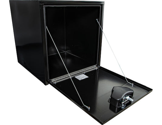 Black Steel Underbody Truck Tool Box With T-Latch Series