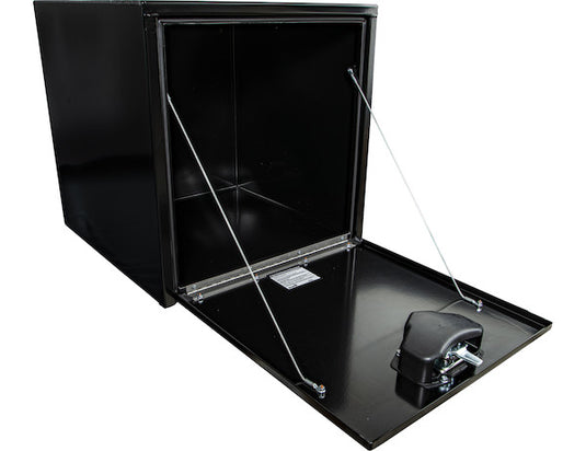 24x24x36 Inch Black Steel Underbody Truck Box