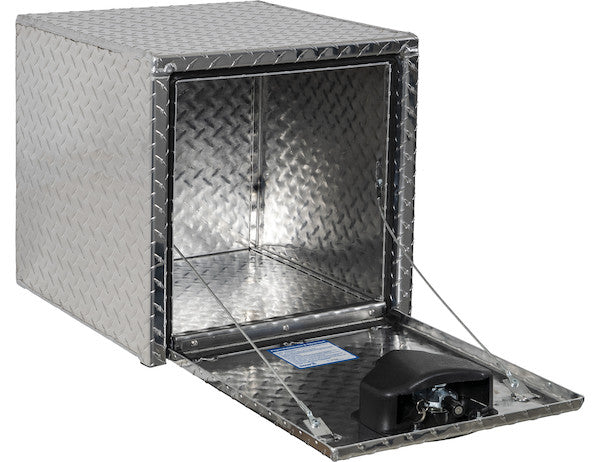Load image into Gallery viewer, 18x18x18 Inch Diamond Tread Aluminum Underbody Truck Box
