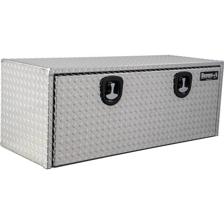 Load image into Gallery viewer, 18x18x48 Inch Diamond Tread Aluminum Underbody Truck Box
