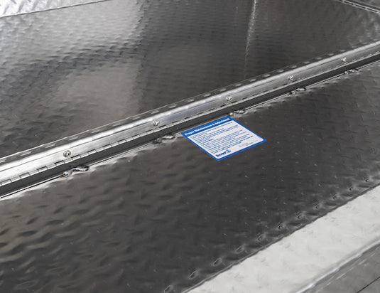 18x18x60 Inch Diamond Tread Aluminum Underbody Truck Box