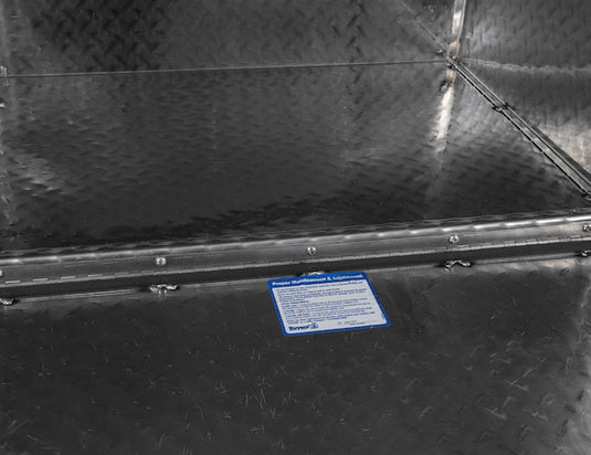 24x24x30 Inch Diamond Tread Aluminum Underbody Truck Box
