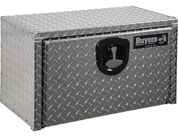 Load image into Gallery viewer, 14x12x16 Inch Diamond Tread Aluminum Underbody Truck Box
