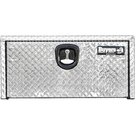 14x12x30 Inch Diamond Tread Aluminum Underbody Truck Box With Slanted Back