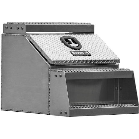 24x28x30 Inch Heavy Duty Diamond Tread Aluminum Step Box