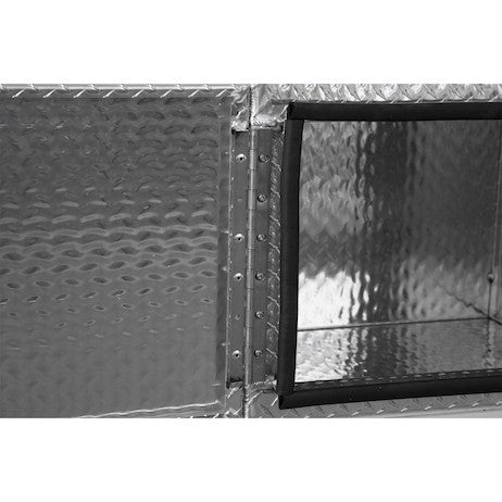 Load image into Gallery viewer, 18x18x24 Inch Diamond Tread Aluminum Underbody Truck Box - Single Barn Door, Compression Latch
