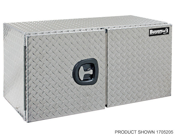 Load image into Gallery viewer, Diamond Tread Aluminum Underbody Truck Tool Box With Barn Door Series
