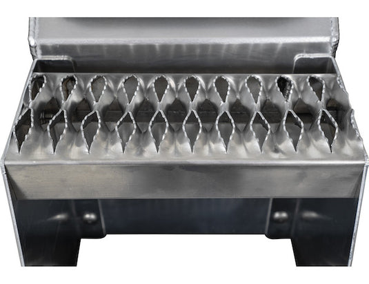 Heavy Duty Smooth Aluminum WideOpen® Step Boxes for Semi Trucks - 24 Inch Width