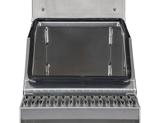 Heavy Duty Smooth Aluminum WideOpen® Step Boxes for Semi Trucks - 30 Inch Width