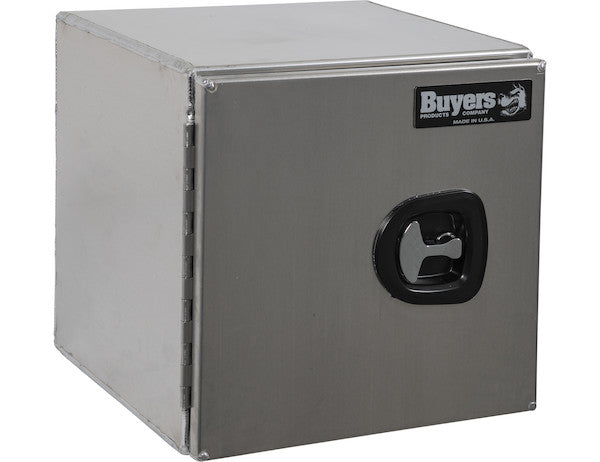 Load image into Gallery viewer, 18x18x60 Inch Smooth Aluminum Underbody Truck Tool Box - Double Barn Door, 3-Point Compression Latch
