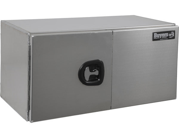 Load image into Gallery viewer, 18x18x60 Inch Smooth Aluminum Underbody Truck Tool Box - Double Barn Door, 3-Point Compression Latch
