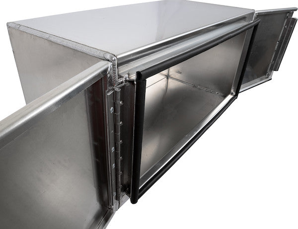Load image into Gallery viewer, PRO SERIES SMOOTH ALUMINUM UNDERBODY TRUCK TOOL BOX WITH BARN DOOR SERIES
