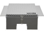 Heavy Duty Truck And Trailer Diamond Tread Aluminum In-Frame Truck Tool Boxes - 1705381 - Buyers Products