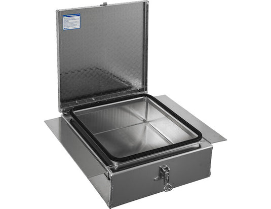 9x24x22 Inch Diamond Tread Aluminum In-Frame Truck Tool Box