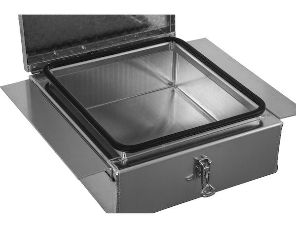 Load image into Gallery viewer, 9x24x22 Inch Diamond Tread Aluminum In-Frame Truck Tool Box
