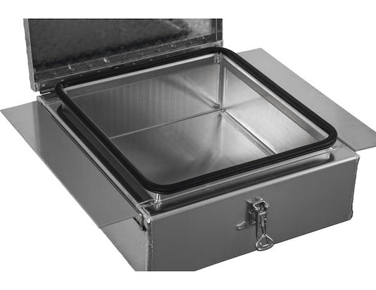 9x24x22 Inch Diamond Tread Aluminum In-Frame Truck Tool Box
