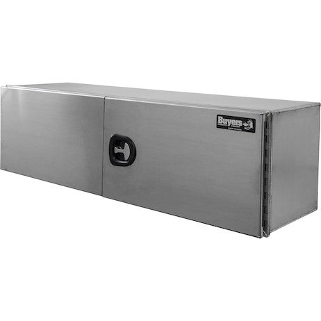 18x18x60 Inch Pro Series Smooth Aluminum Underbody Truck Box - Double Barn Door,® -Point Compression Latch