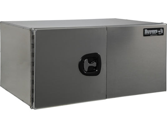 24x24x30 Inch Pro Series Smooth Aluminum Underbody Truck Box - Double Barn Door,® -Point Compression Latch