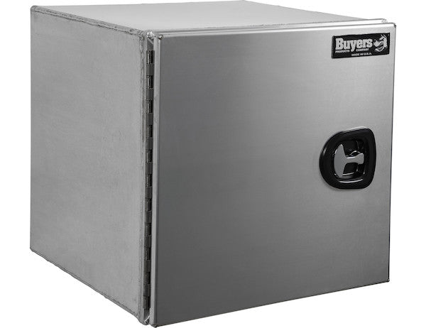 Load image into Gallery viewer, 24x24x24 Inch Pro Series Smooth Aluminum Underbody Truck Box - Single Barn Door, Compression Latch
