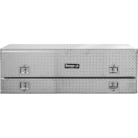 21x13x60 Inch Diamond Tread Aluminum Pick-Up Truck Contractor With Lower Door