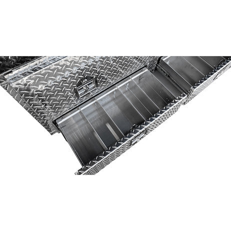 Load image into Gallery viewer, DIAMOND TREAD ALUMINUM PICK-UP TRUCK CONTRACTOR WITH LOWER DRAWERS TOPSIDER TRUCK TOOL BOX SERIES
