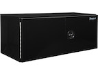 BLACK SMOOTH ALUMINUM UNDERBODY TRUCK TOOL BOX WITH BARN DOOR SERIES
