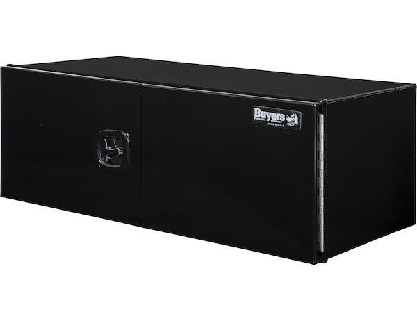 Load image into Gallery viewer, 18x24x36 Inch Pro Series Black Smooth Aluminum Underbody Truck Box with Barn Door - Double Barn Door, 3-point Compression Latch
