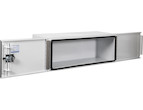 PRO SERIES WHITE SMOOTH ALUMINUM UNDERBODY TRUCK TOOL BOX WITH BARN DOOR SERIES