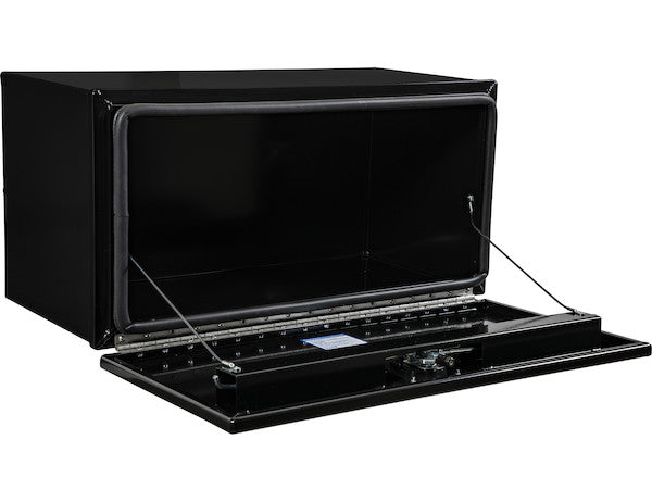 Load image into Gallery viewer, PRO SERIES BLACK SMOOTH ALUMINUM UNDERBODY TRUCK TOOL BOX SERIES
