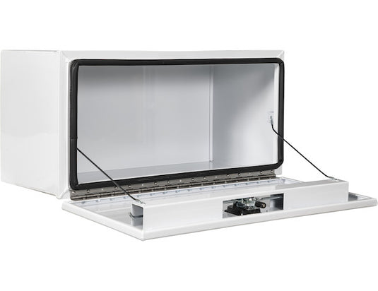 PRO SERIES WHITE SMOOTH ALUMINUM UNDERBODY TRUCK TOOL BOX SERIES