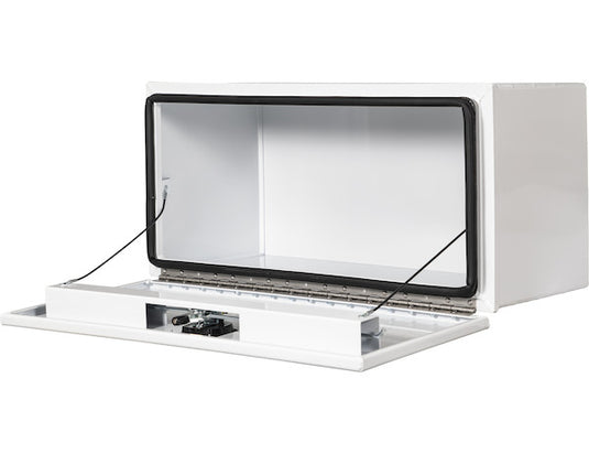 PRO SERIES WHITE SMOOTH ALUMINUM UNDERBODY TRUCK TOOL BOX SERIES