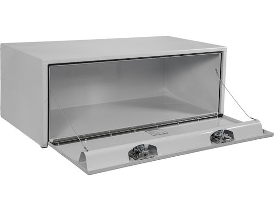 18x24x48 Inch White Steel Underbody Truck Box