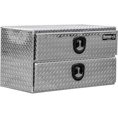 Load image into Gallery viewer, 20x18x36 Inch Diamond Tread Aluminum Underbody Truck Box With Drawer
