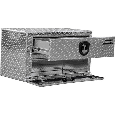 Load image into Gallery viewer, 20x18x36 Inch Diamond Tread Aluminum Underbody Truck Box With Drawer
