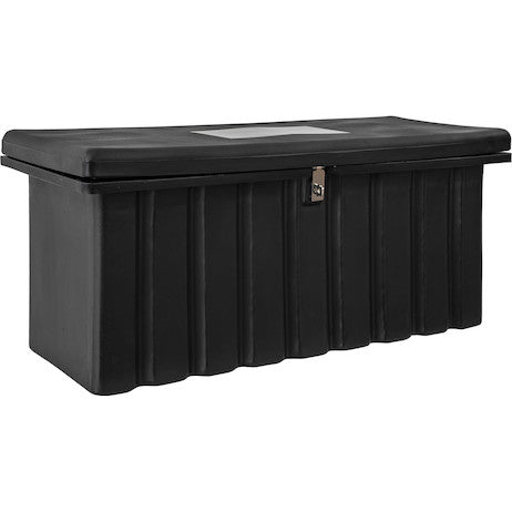 Load image into Gallery viewer, 22.5x19.5/18.75x51/47 Inch Black Poly Multipurpose Chest
