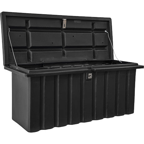 Load image into Gallery viewer, 22.5x19.5/18.75x51/47 Inch Black Poly Multipurpose Chest
