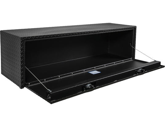 18x18x60 Inch Textured Matte Black Diamond Tread Aluminum Underbody Truck Box